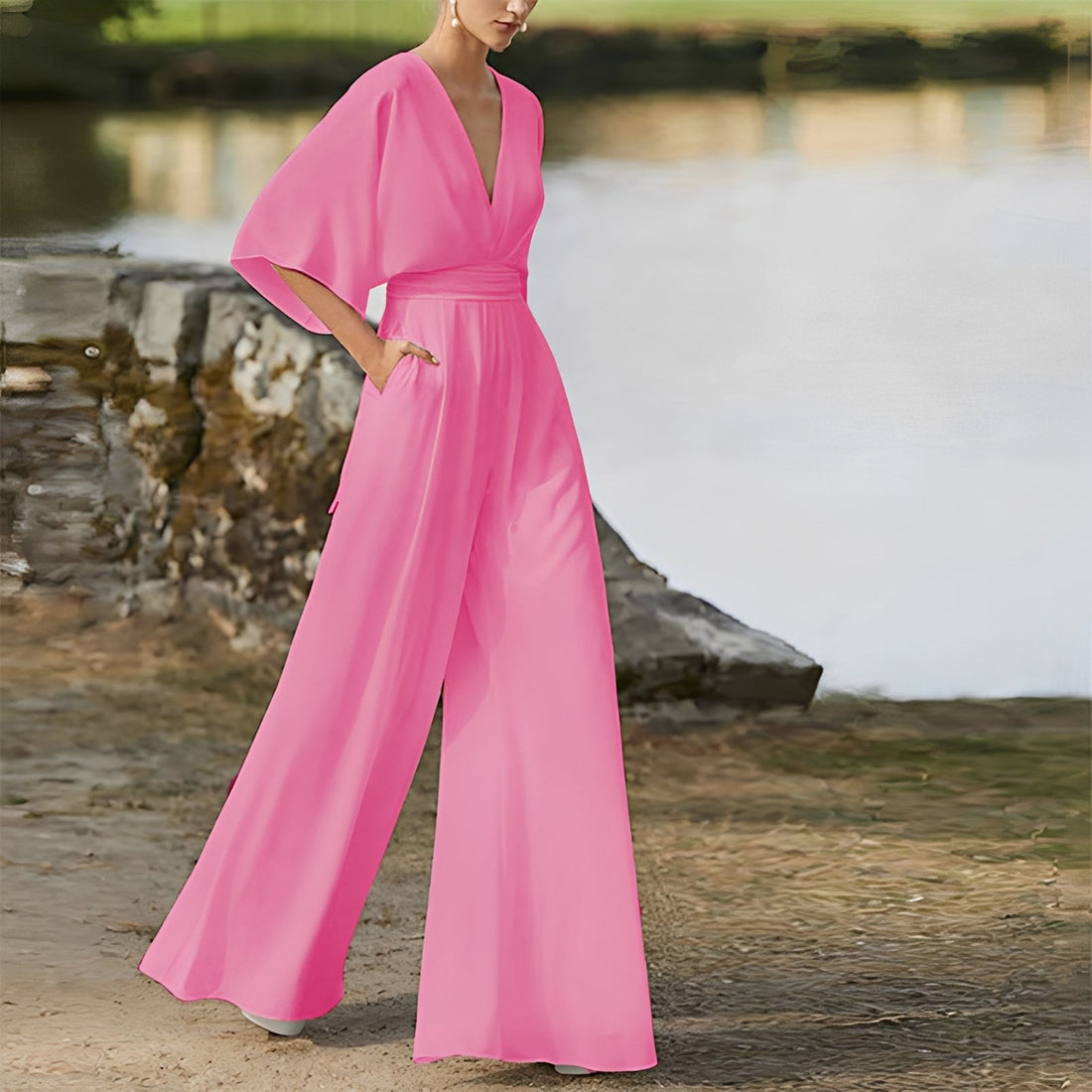 Devora - Kombinezon szykowny i elegancki dla kobiet