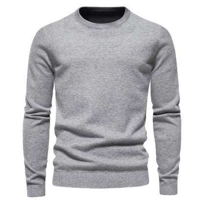 Louis - Prosty, gruby dzianinowy sweter dla mężczyzn