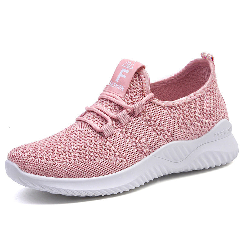 Uniseksowe Lekkie Sneakersy Dziane Wsuwane Z Podeszwą Piankową