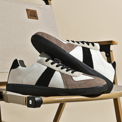 Irene - Stylowe sneakersy ze skóry i canvasu dla kobiet