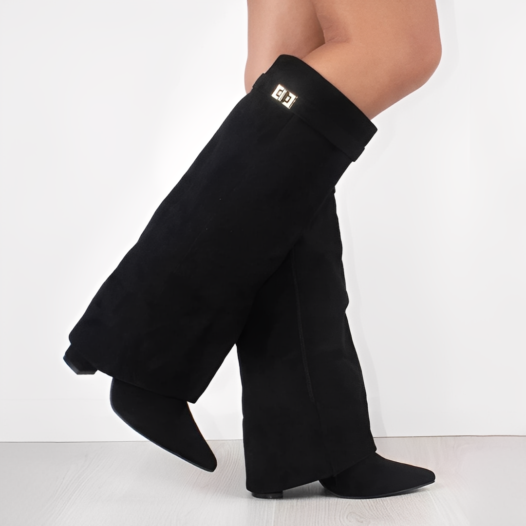 Charrise - Buty z wysoką cholewką dla kobiet z szeroką łydką