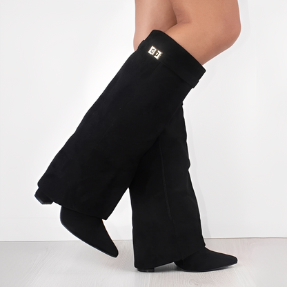 Charrise - Buty z wysoką cholewką dla kobiet z szeroką łydką