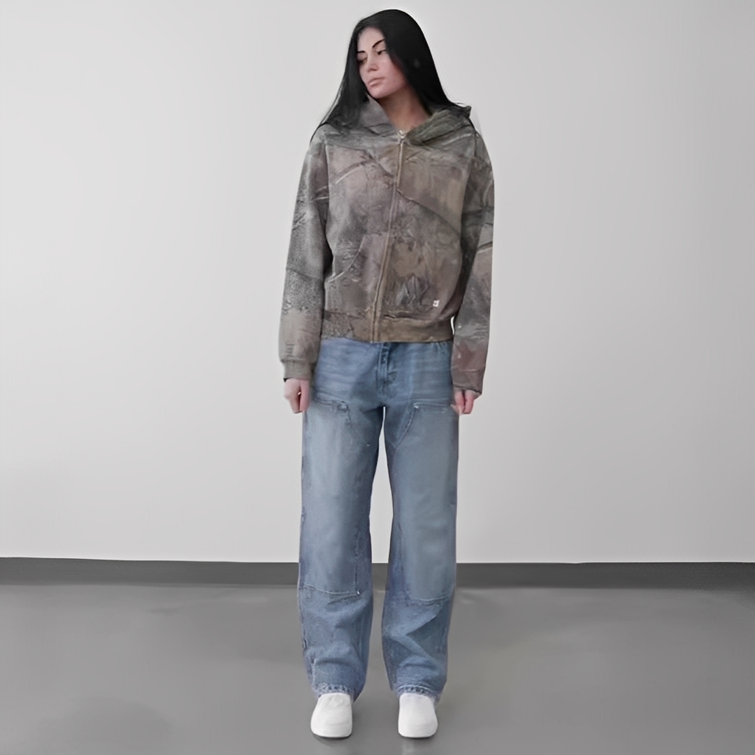 Aarenie - Bluza z kapturem oversize dla kobiet
