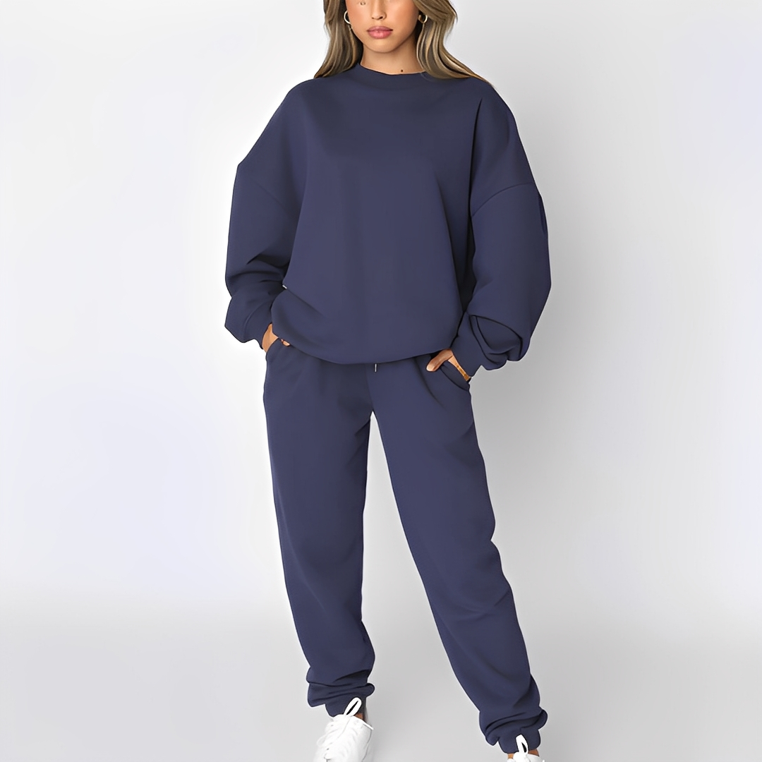 Chandrina - Sweter i spodnie damskie zestaw