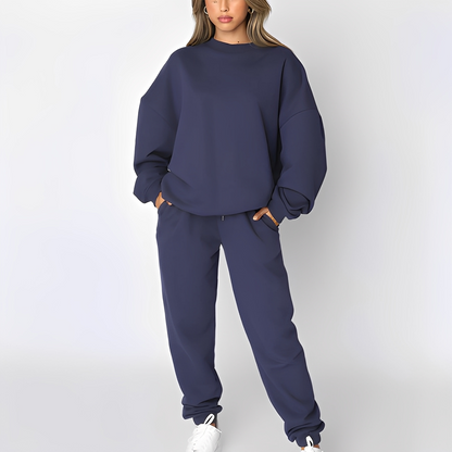 Chandrina - Sweter i spodnie damskie zestaw