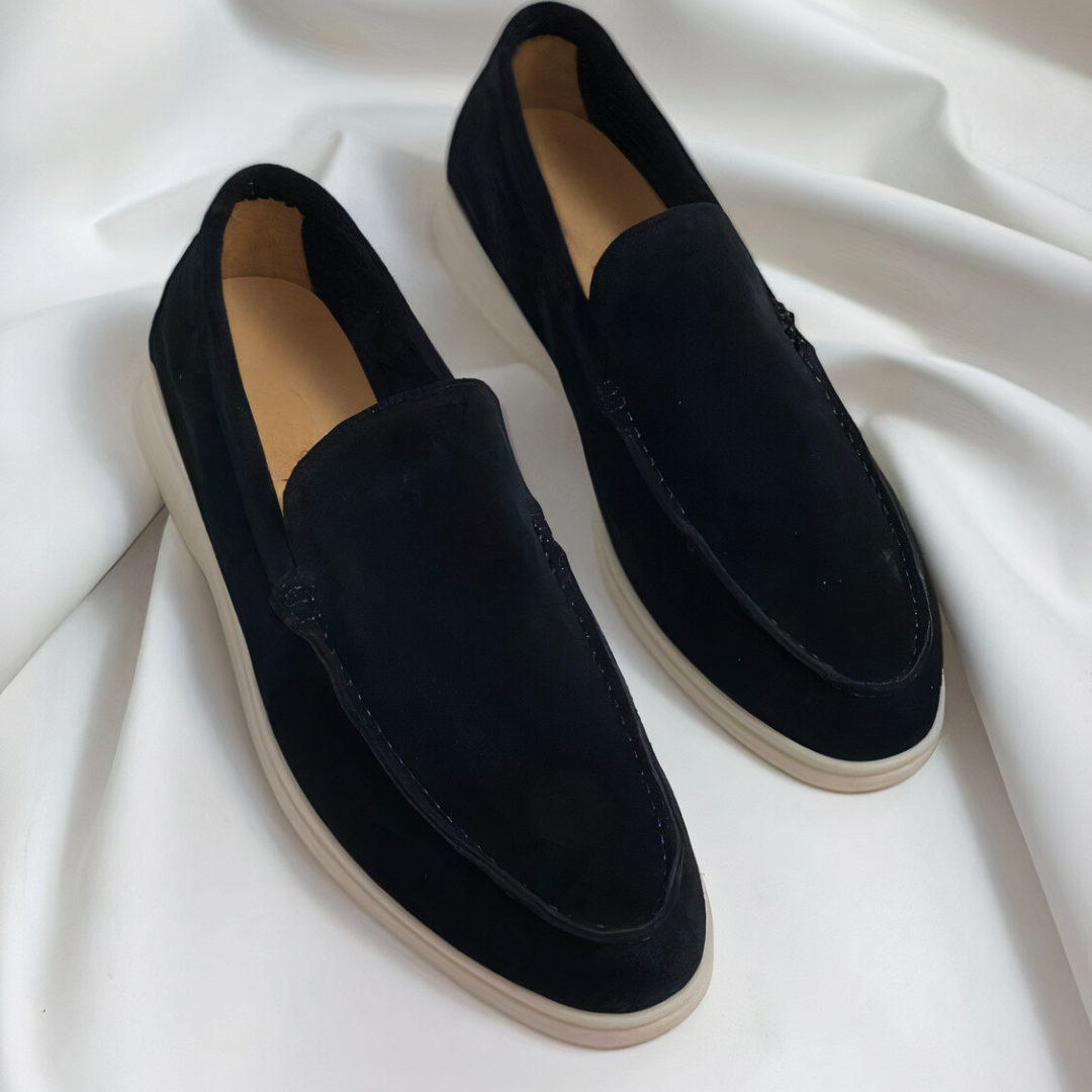 Hugo - Męskie skórzane loafers wyjątkowa jakość
