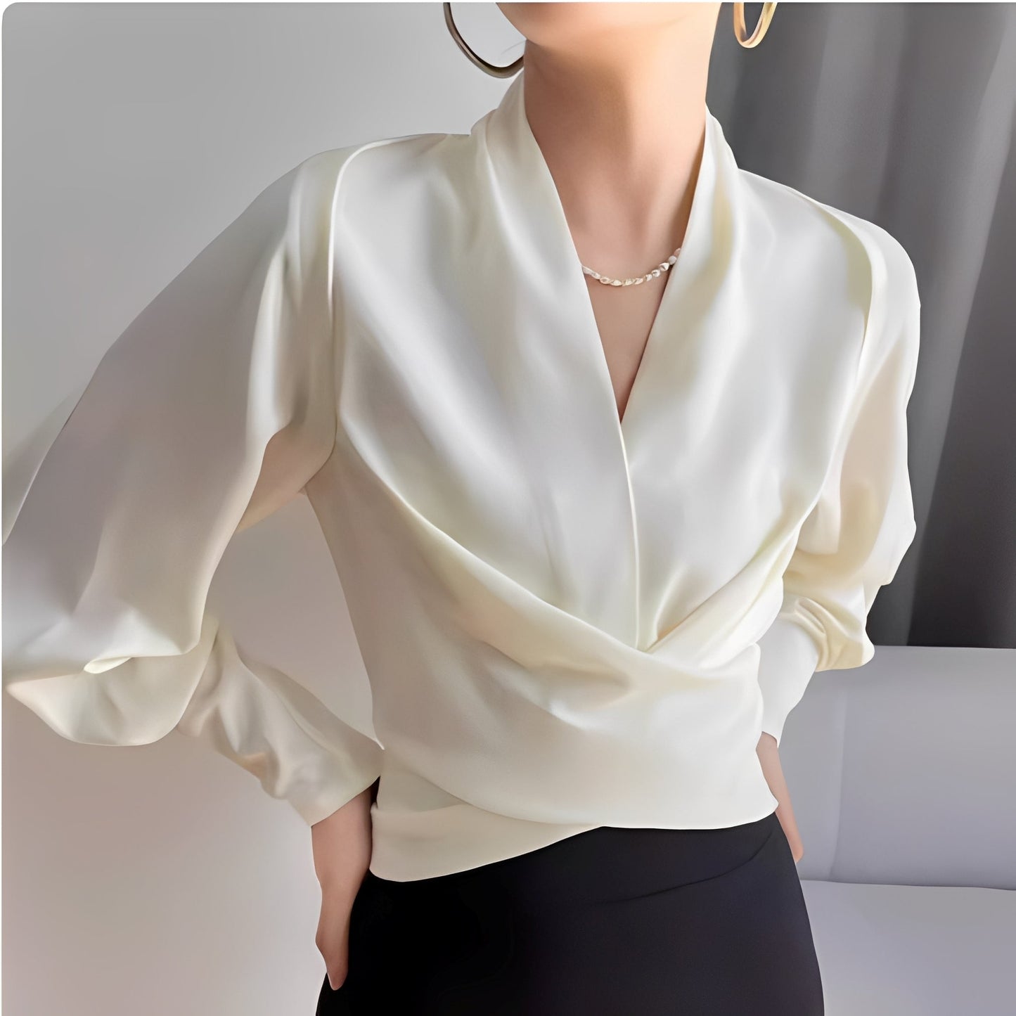 Natacha - Bluzka szykowna i elegancka dla kobiet