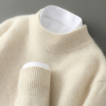 Wayne - Retro-sweter z grubego kaszmiru dla mężczyzn