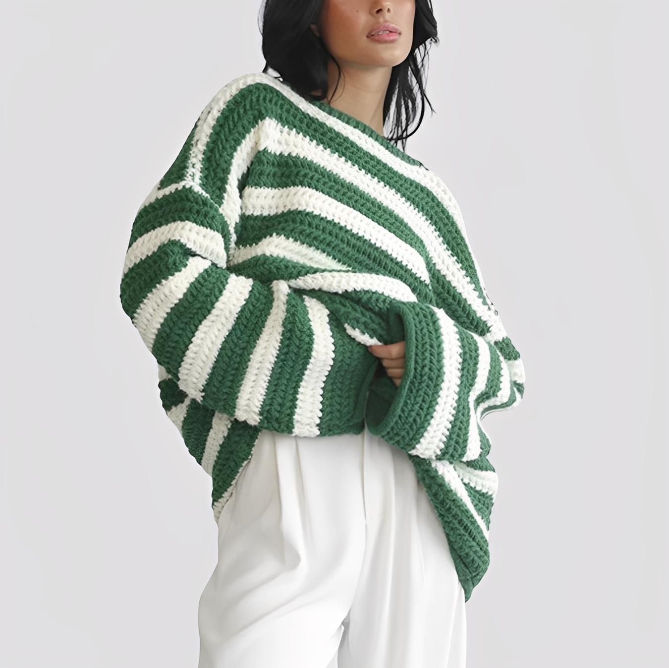 Millie - Stylowy, miękki, luźno dziergany sweter dla kobiet