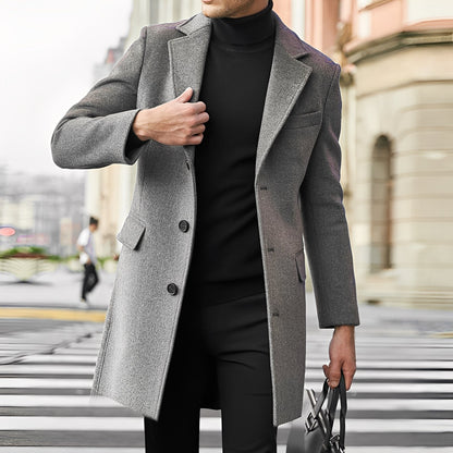 Mathieu - Elegancki płaszcz zimowy dla mężczyzn