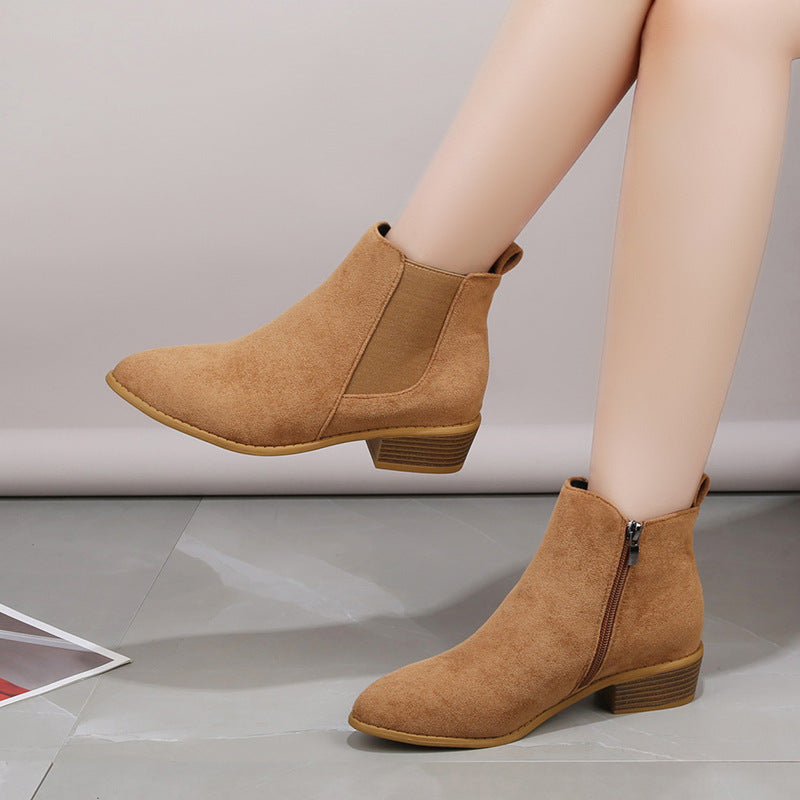 Karen - Codzienne buty Martin z ostrym noskiem dla kobiet