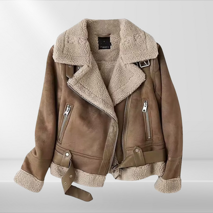 Madeleine – Damska bomberka Sherpa