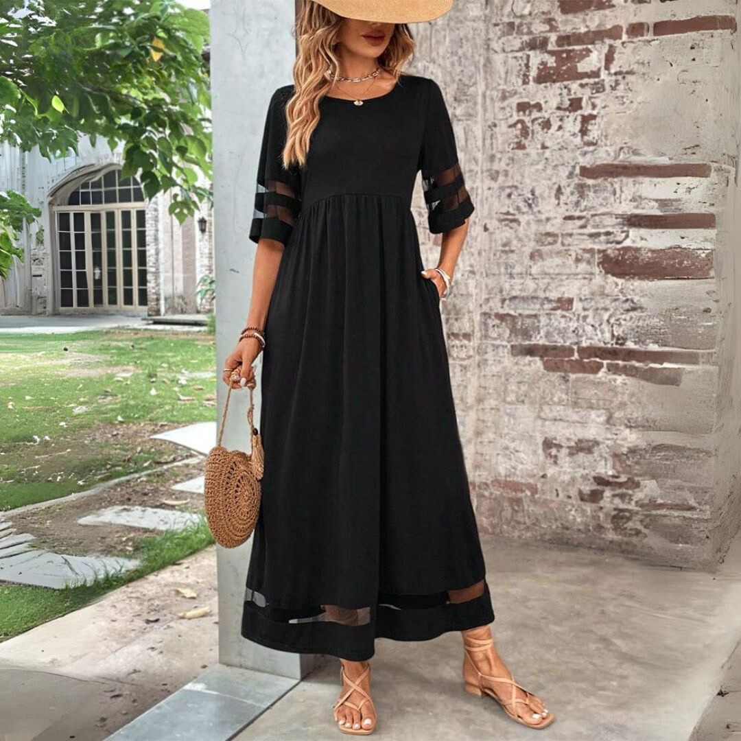 Amandine – Sukienka elegancka, z efektem ukrycia brzucha