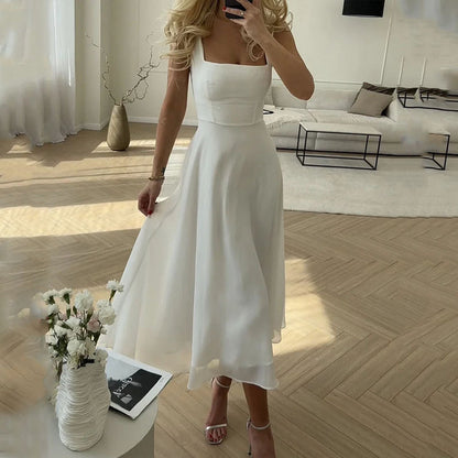 Sofia - Sukienka Elegancka Bez Rękawów