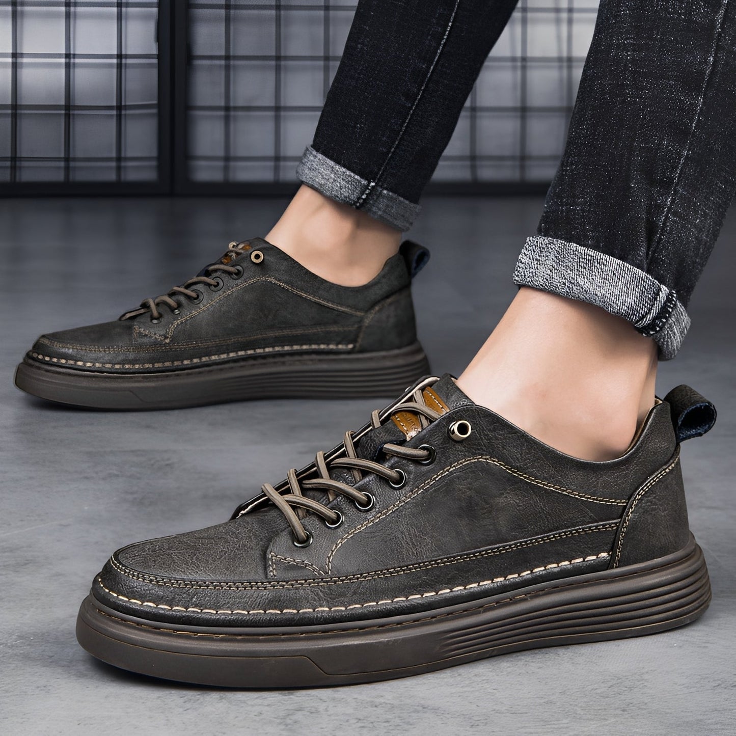 Jayce - Klasyczne Buty Skórzane dla Mężczyzn