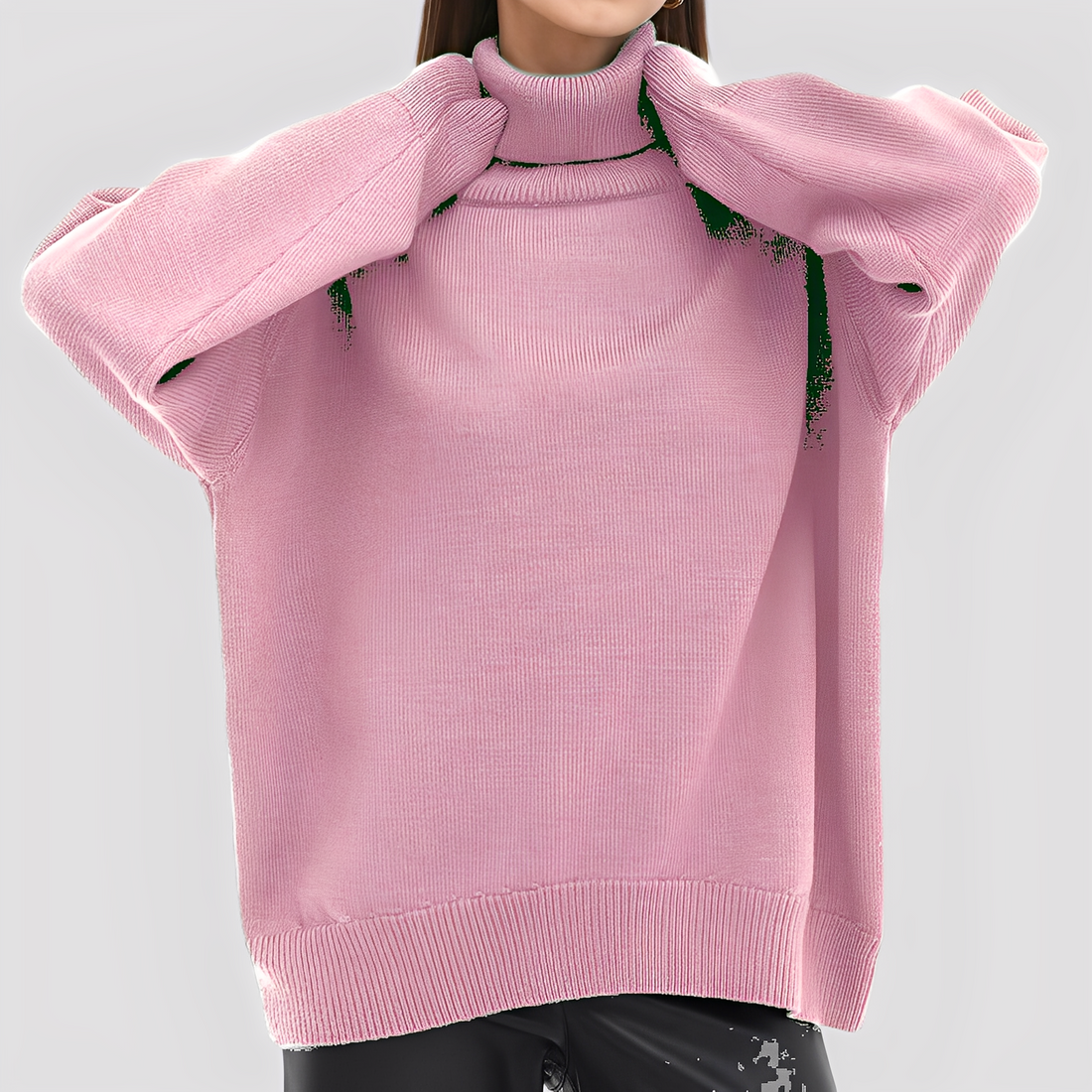 Nylah - Prosty oversize golf dla kobiet