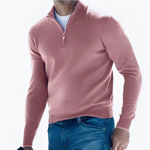 Eliott - Elegancki sweter z zamkiem dla mężczyzn