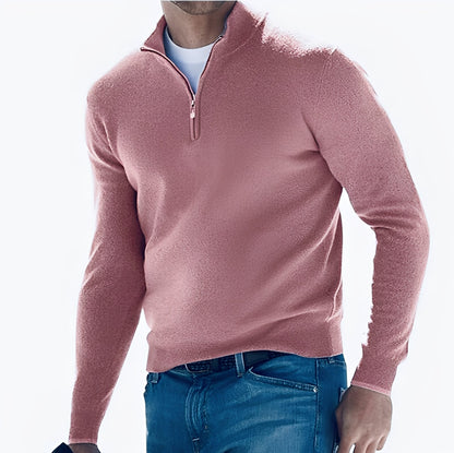 Eliott - Elegancki sweter z zamkiem dla mężczyzn
