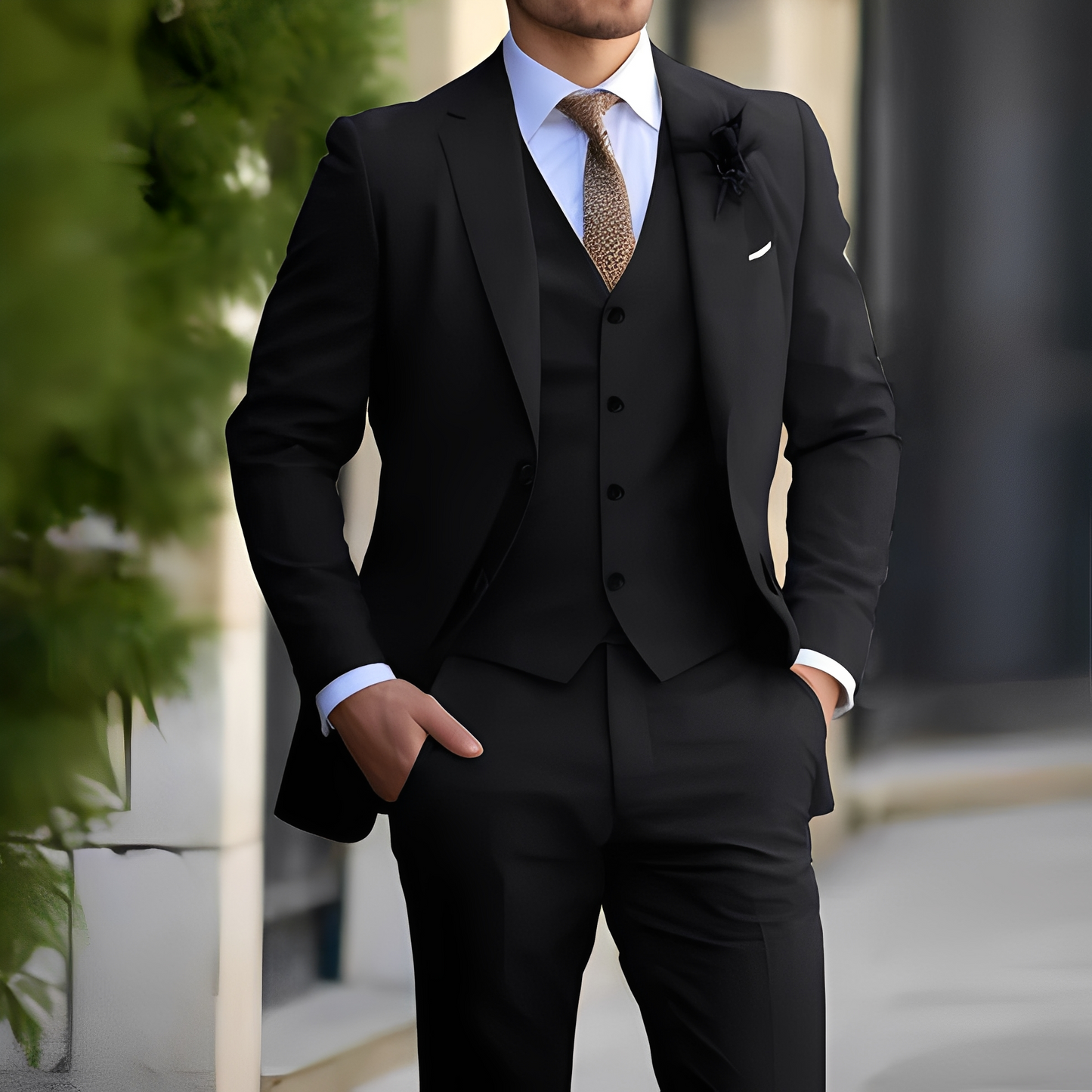 Edvin - Garnitur dwuczęściowy formalny dla mężczyzn
