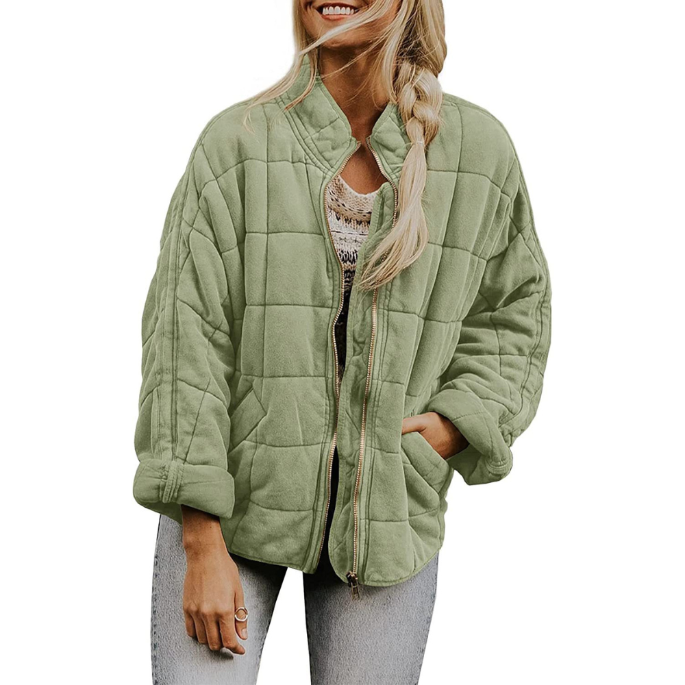 Jordana - Oversized-kurtka puchowa z kieszeniami dla kobiet