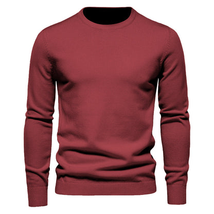 Louis - Prosty, gruby dzianinowy sweter dla mężczyzn