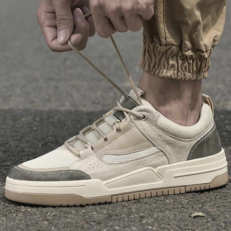 Carl - Stylowe, nisko ścięte mesh-sneakersy dla mężczyzn