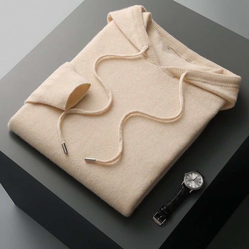 Robbie - Luźny hoodie z wełny dla mężczyzn