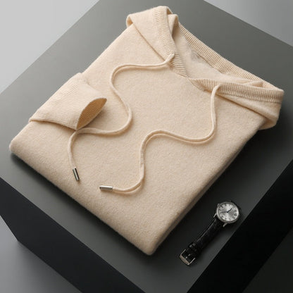 Robbie - Luźny hoodie z wełny dla mężczyzn
