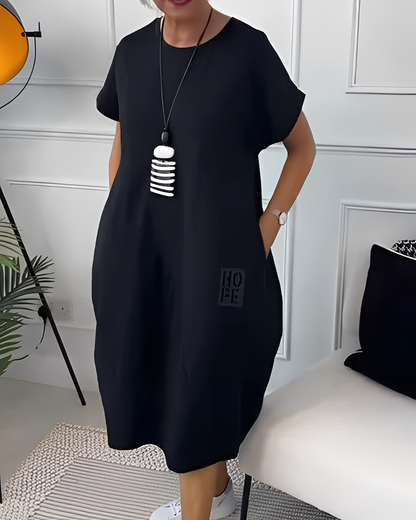 Estelle - Prosta luźna sukienka dla kobiet