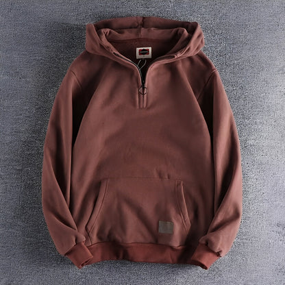 Tommy - Retro-bluza z grubym zamkiem dla mężczyzn