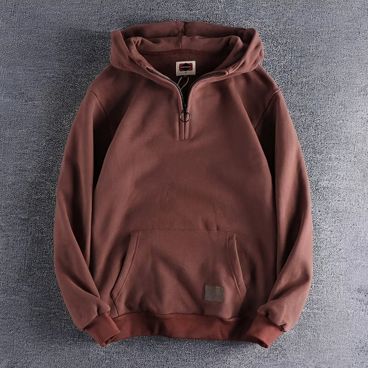 Tommy - Retro-bluza z grubym zamkiem dla mężczyzn