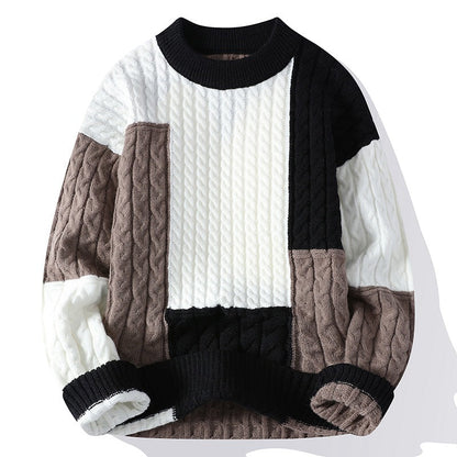 Greg - Stylowy sweter z okrągłym dekoltem dla mężczyzn