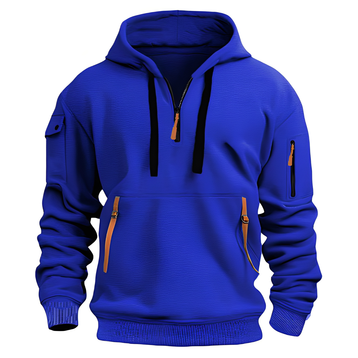 Norton - Stylowy hoodie z połowym zamkiem dla mężczyzn
