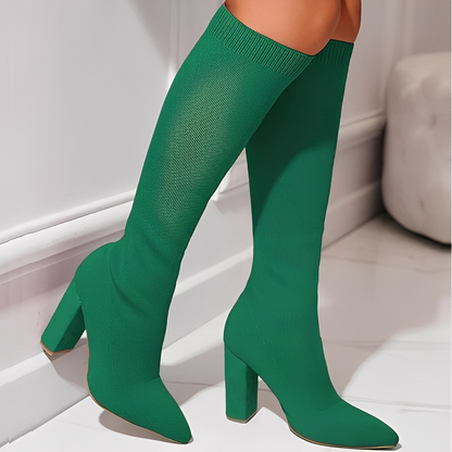 Marilyne - Eleganckie dzianinowe botki damskie