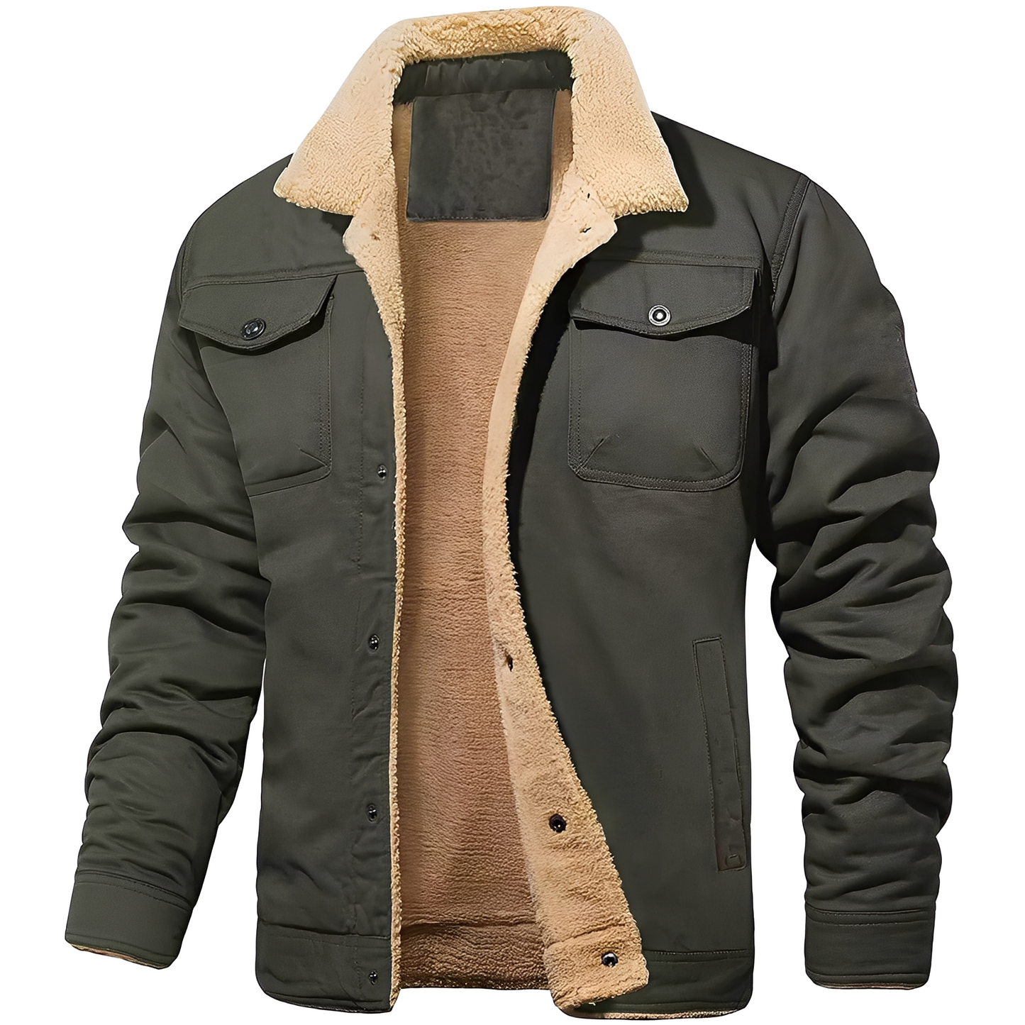 Dillon - Kurtka z Fleece-Twill dla Mężczyzn