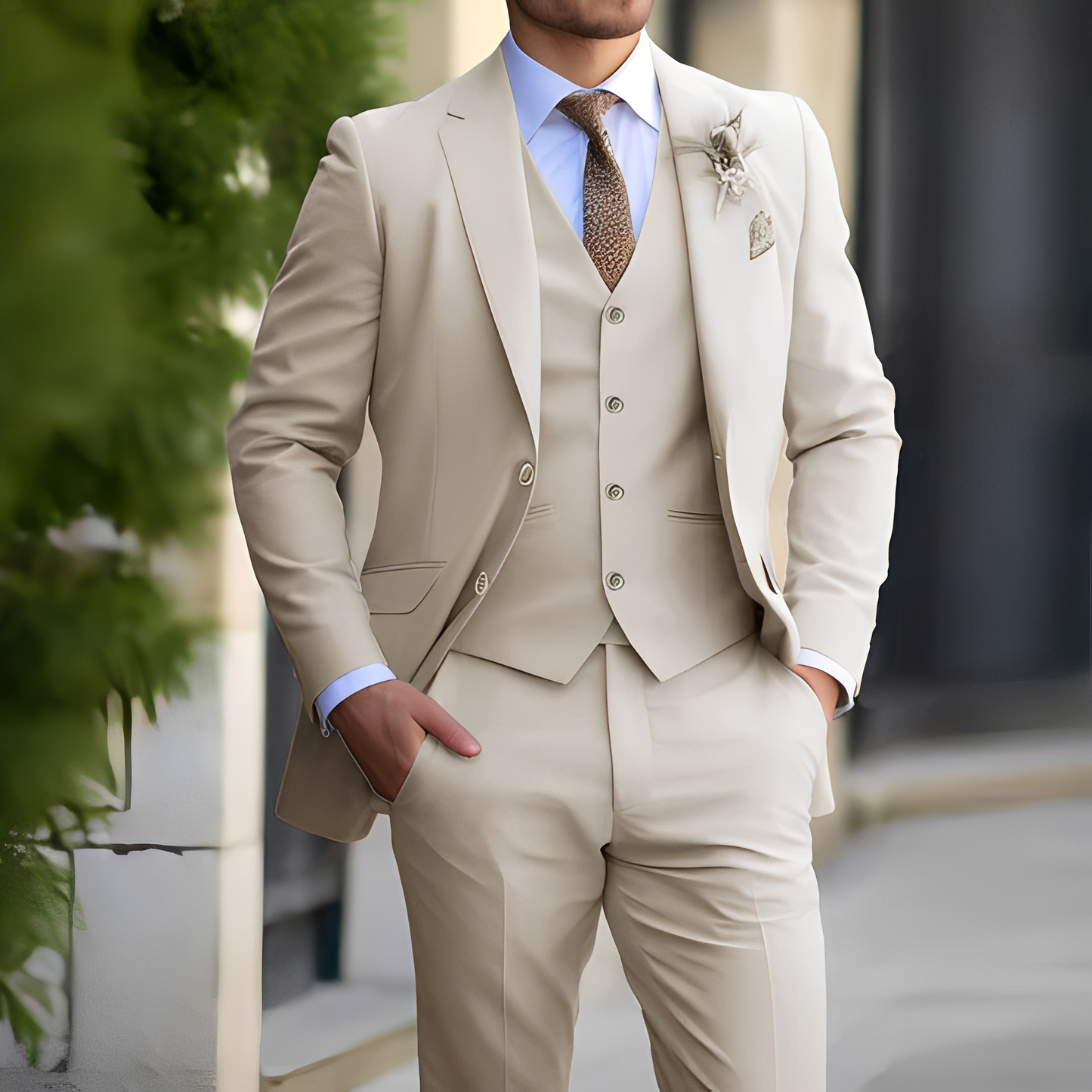Edvin - Garnitur dwuczęściowy formalny dla mężczyzn