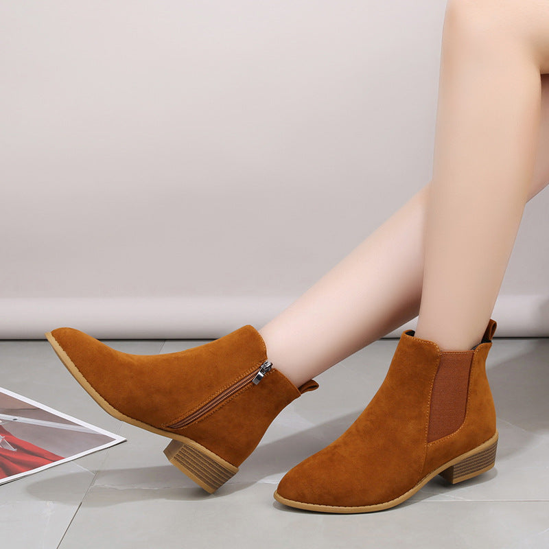 Karen - Codzienne buty Martin z ostrym noskiem dla kobiet