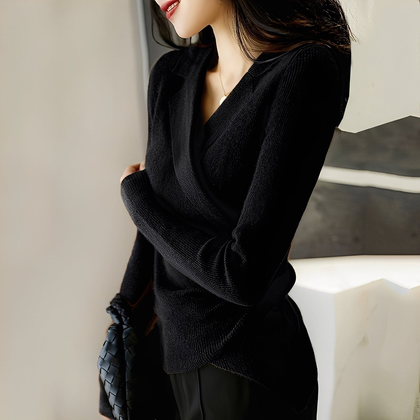 Yara - Elegancki sweter damski z długimi rękawami
