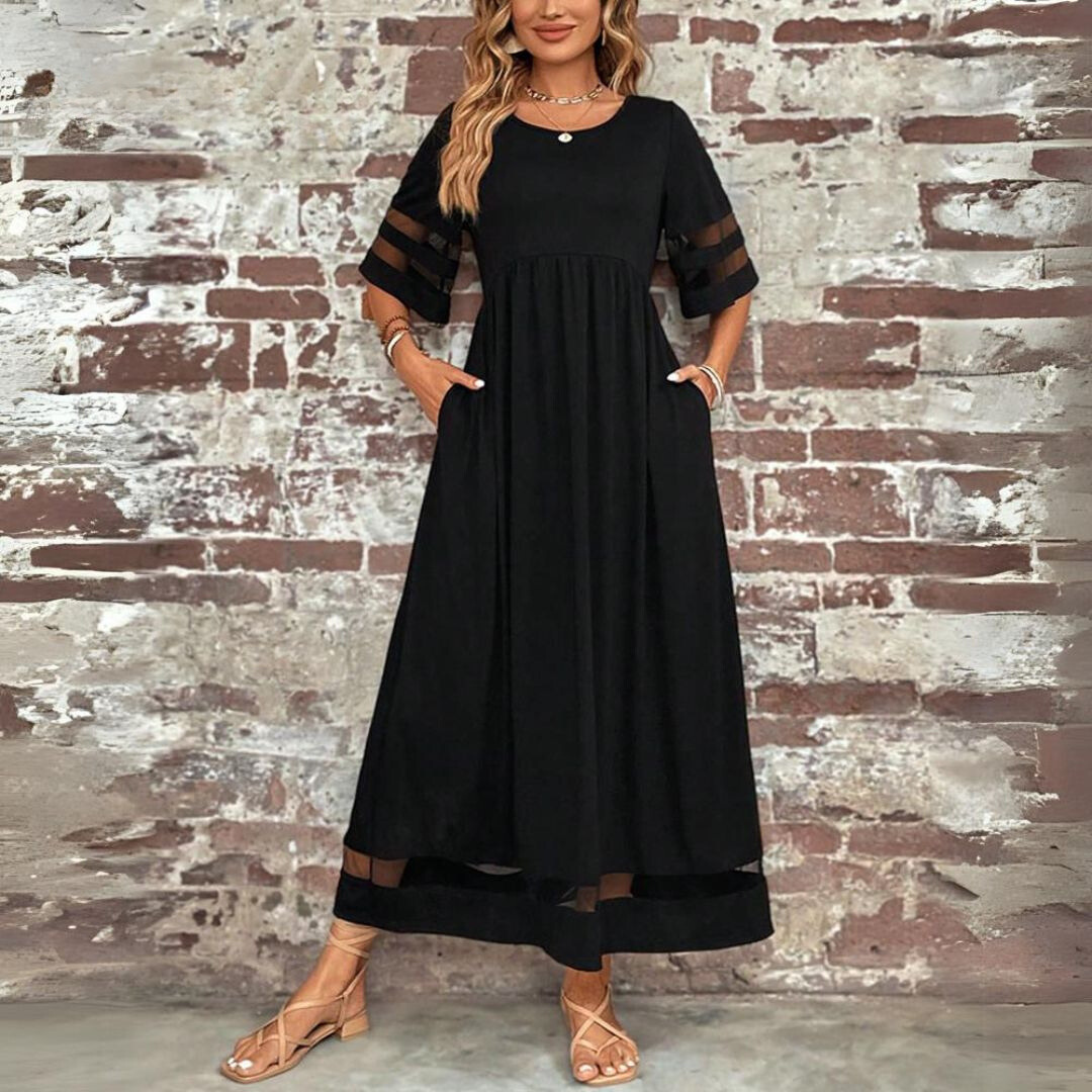 Amandine – Sukienka elegancka, z efektem ukrycia brzucha