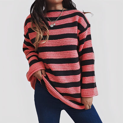 Millie - Stylowy, miękki, luźno dziergany sweter dla kobiet