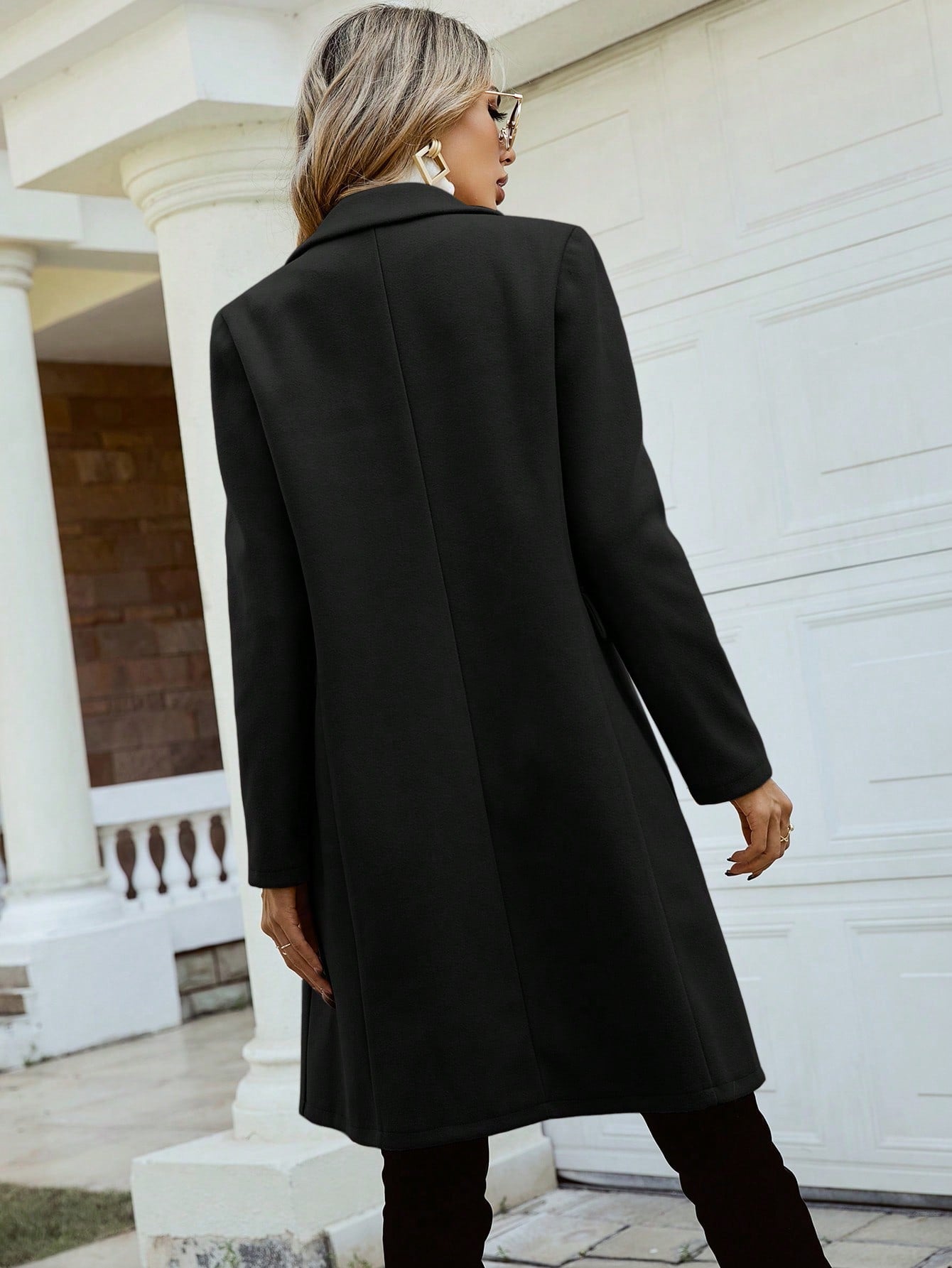 Sherri - Elegancki długi płaszcz dla dam