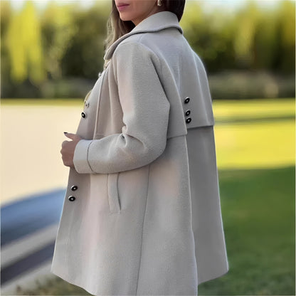 Amelia - Modna, elegancka Fleece-kardigan dla kobiet