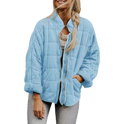 Jordana - Oversized-kurtka puchowa z kieszeniami dla kobiet