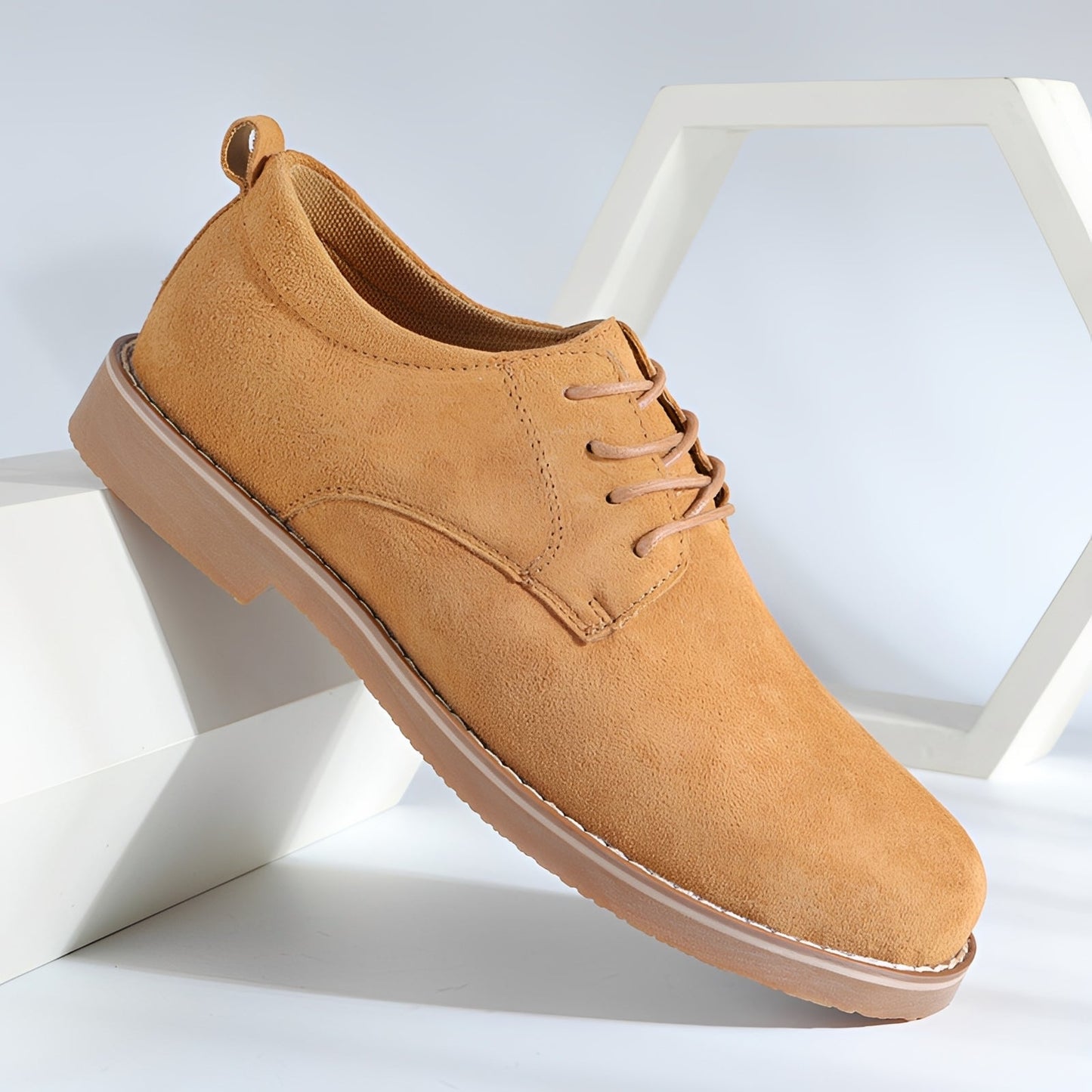 Austin - Luźne formalne buty zamszowe dla mężczyzn