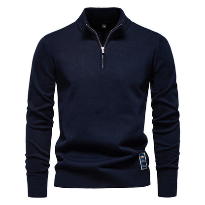 Caelum - Caual Slim-Fit-Sweter dla mężczyzn