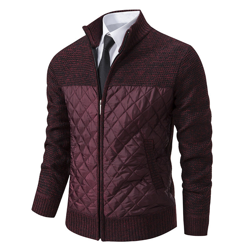 Denton - Stylowa, ciepła Jacquard-Twill-kurtka dla mężczyzn