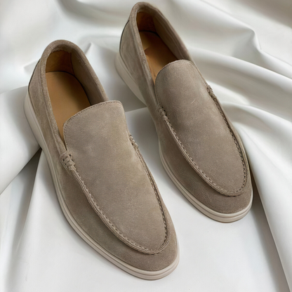 Hugo - Męskie skórzane loafers wyjątkowa jakość