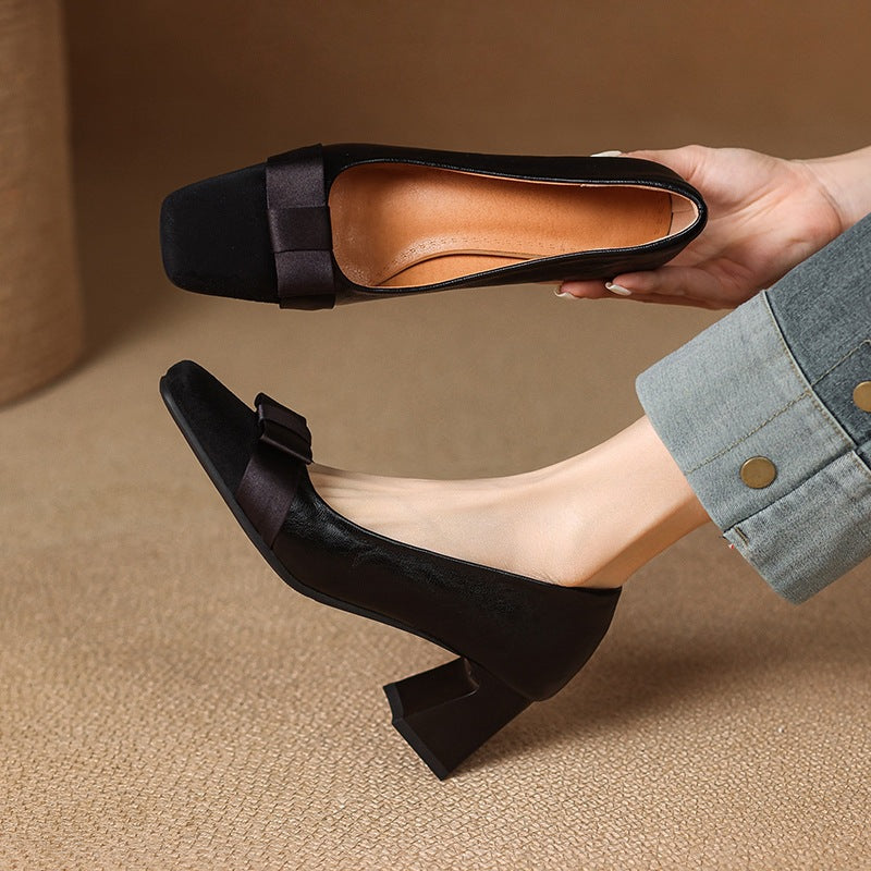 Tashia - Stylowe buty na blokowym obcasie dla kobiet