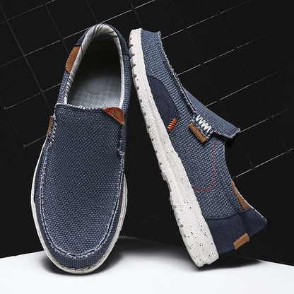 Maxwell - Stylowe, lekkie canvas-slipper dla mężczyzn