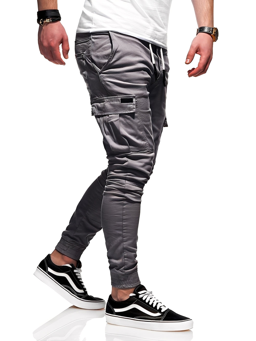 Fernand - Męskie spodnie cargo do joggingu